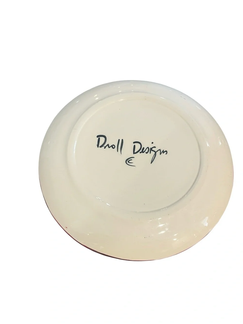 Droll Designs Santa Plate 10”